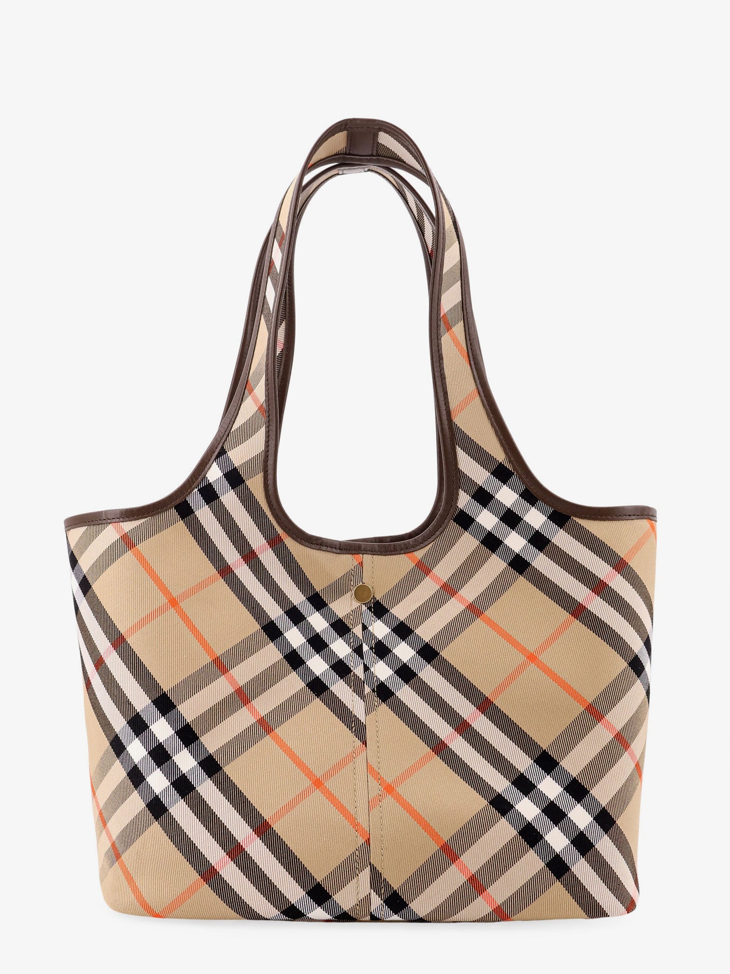 SMALL EW TOTE CHECK JACQUARD